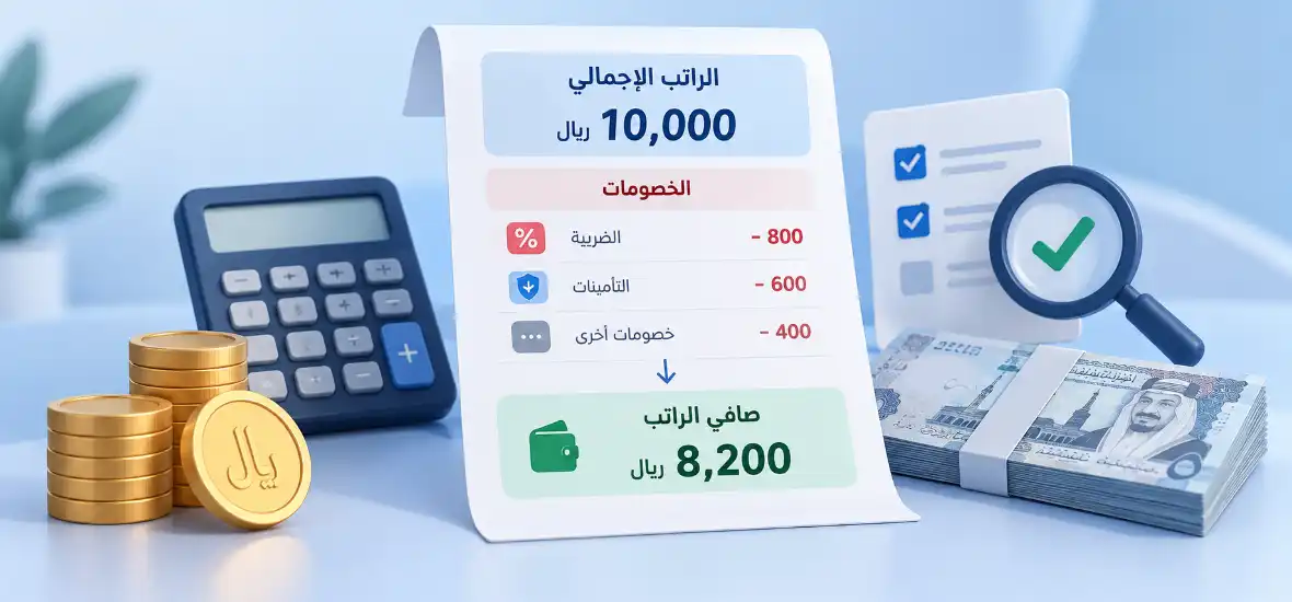 من الراتب الإجمالي إلى الصافي