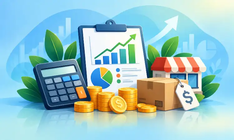 حاسبة هامش الربح والربح والخسارة