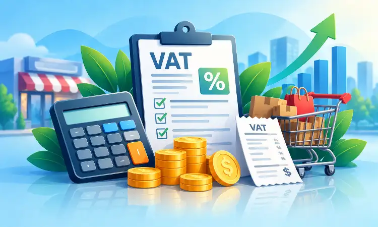 حاسبة ضريبة القيمة المضافة VAT