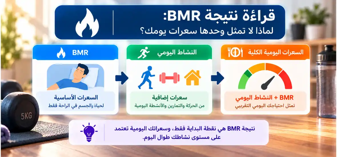 قراءة نتيجة BMR لماذا لا تمثل وحدها سعرات يومك