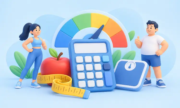حاسبة مؤشر كتلة الجسم BMI