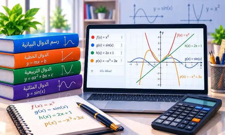 حاسبة رسم الدوال البيانية